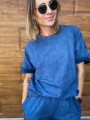 Bluza z krótkim rękawem DENIM