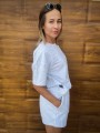 Bluza z krótkim rękawem STRACIATELLA