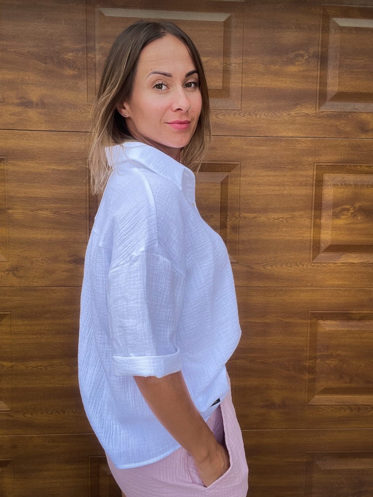 Koszula z krótkim rękawem BIEL