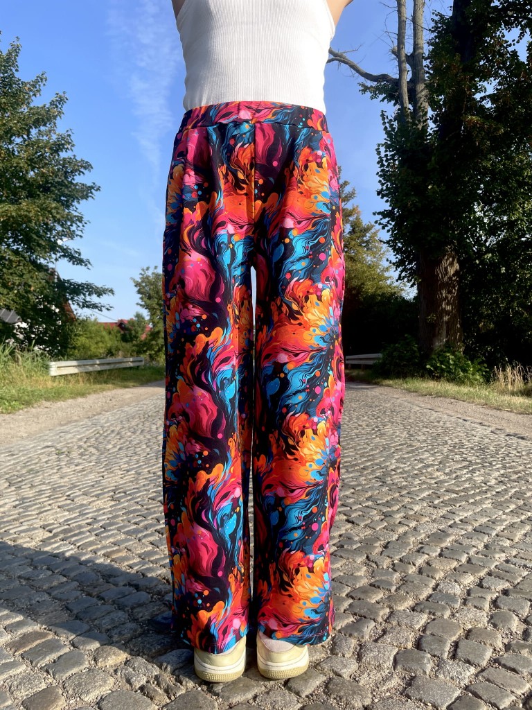 Spodnie PALAZZO ekspresja