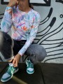 Longsleeve STRELITZIA WHITE