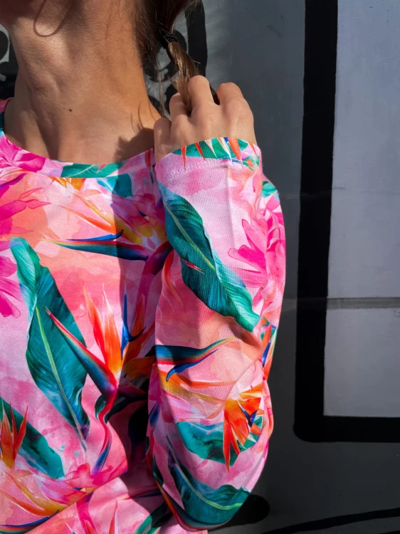 Longsleeve STRELITZIA PINK