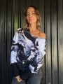 Bluza v-neck MARMUR