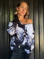 Bluza v-neck MARMUR
