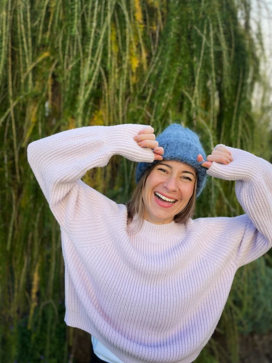 Czapka ALPAKA/MERINO jeans