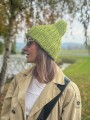 Czapka WEŁNA OWCZA groszek