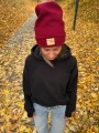 Czapka beanie COFFEE bordo
