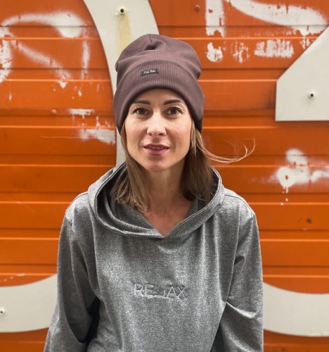 Czapka beanie BRĄZ