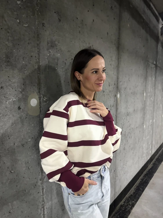 Damska bluza NINA paski kokos