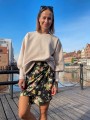 Damska bluza Nina oversize z bufiastym rękawem
