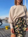 Damska bluza Nina oversize z bufiastym rękawem