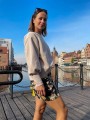 Damska bluza Nina oversize z bufiastym rękawem