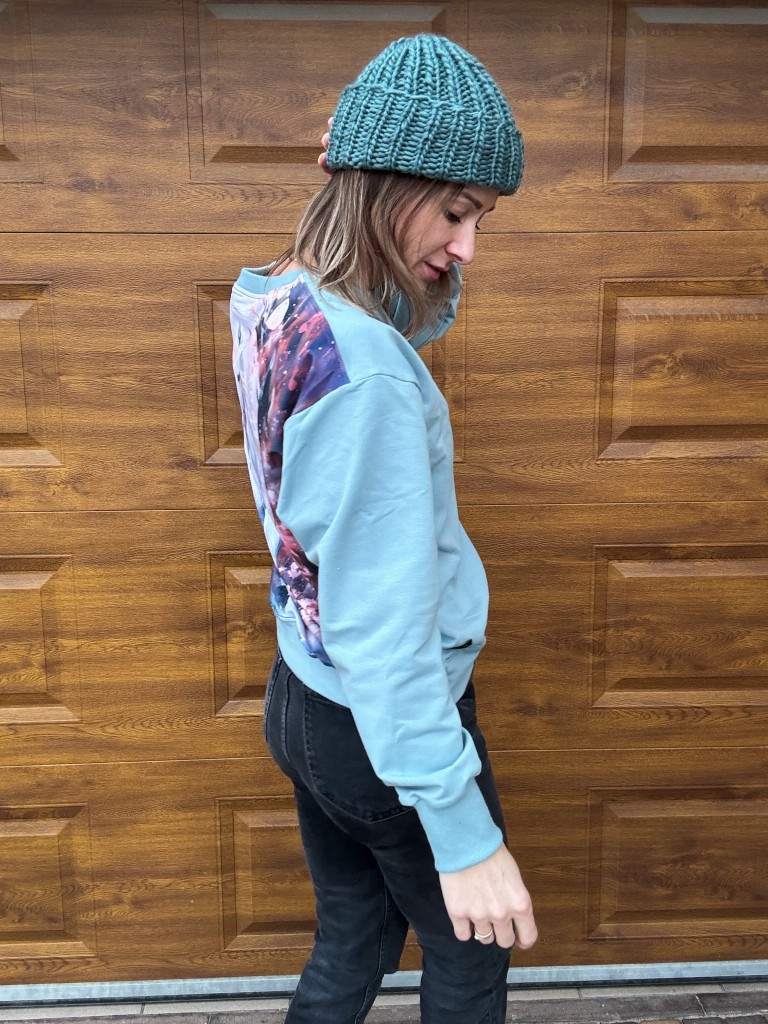 Smerfetka WEŁNA OWCZA szałwia