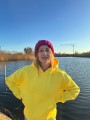 Bluza z kapturem NINA yellow
