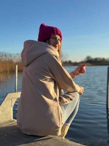 Bluza NO STRESS beżowa
