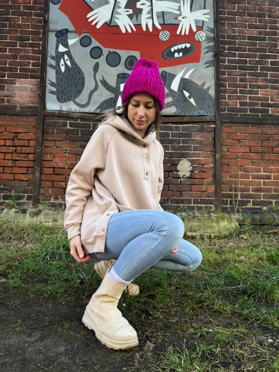 Bluza NO STRESS beżowa