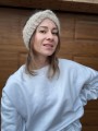 Opaska twist ALPAKA/MERINO beżowa