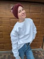 Opaska twist ALPAKA/MERINO bordo