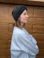 Opaska twist ALPAKA/MERINO czarna