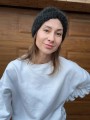 Opaska twist ALPAKA/MERINO czarna