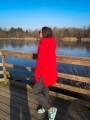 Bluza z napami NO STRESS czerwona