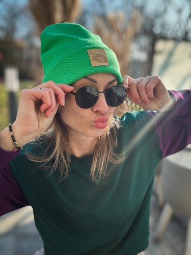 BEANIE zieleń USTA TAK limited