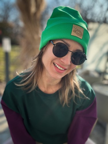 BEANIE zieleń USTA TAK limited
