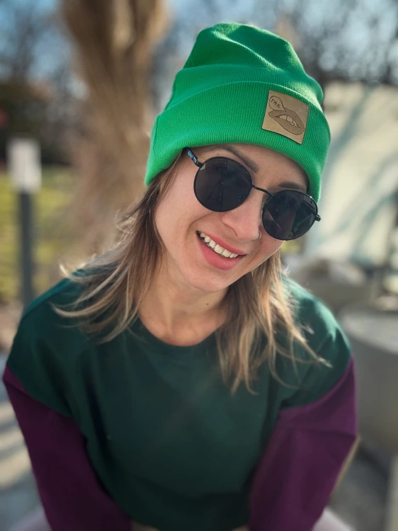 BEANIE zieleń USTA TAK limited