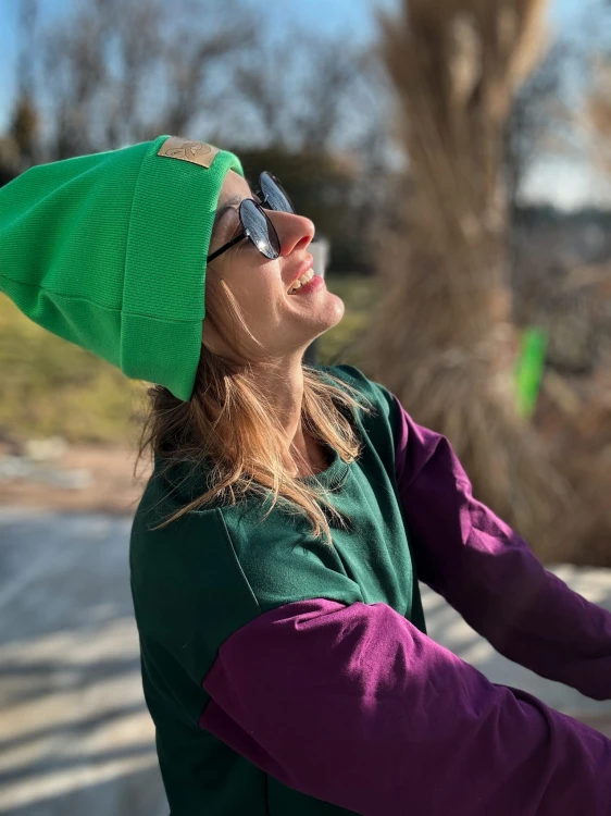 BEANIE zieleń USTA TAK limited