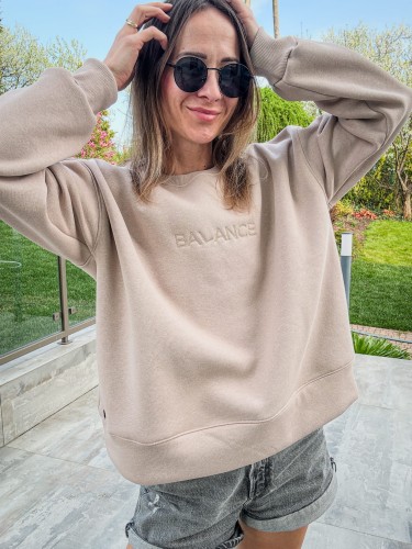 Bluza BALANCE mokka
