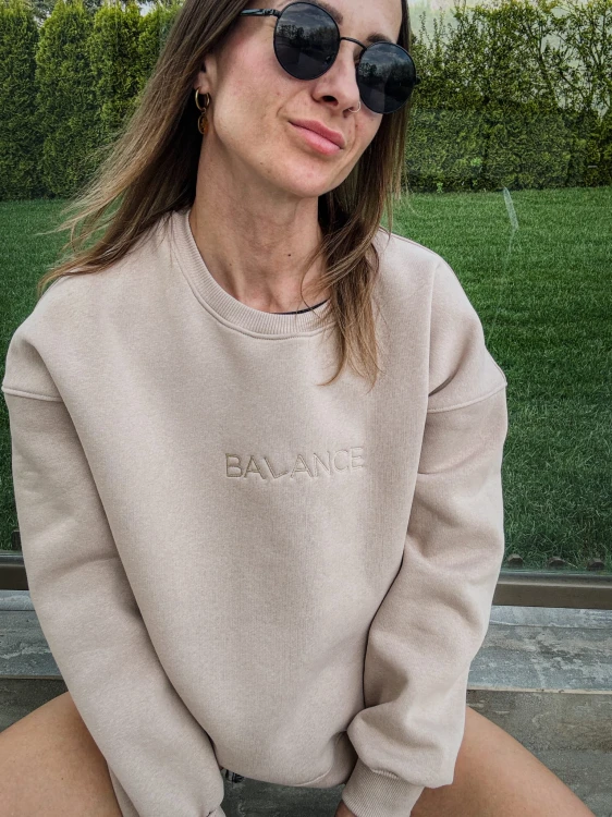 Bluza BALANCE mokka
