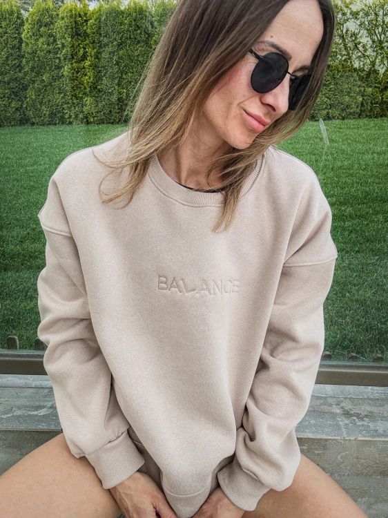 Bluza BALANCE mokka