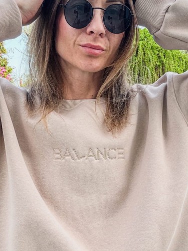 Bluza BALANCE mokka