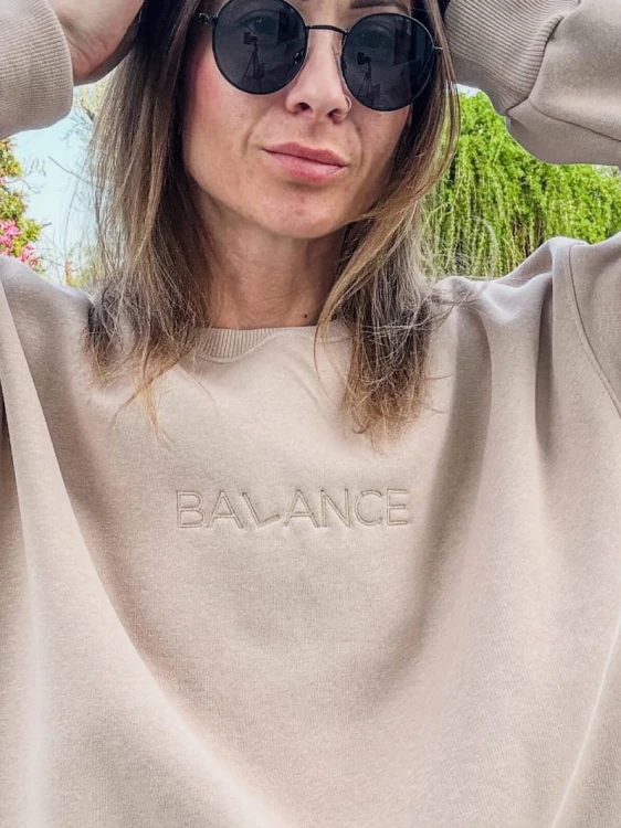 Bluza BALANCE mokka