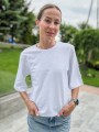 Damski biały t-shirt COMFY