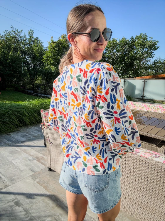 Muślinowa koszula KORALOWIEC