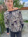 Bluza OFF SHOULDER komiks