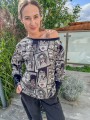 Bluza OFF SHOULDER komiks