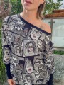 Bluza OFF SHOULDER komiks