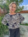 Bluza OFF SHOULDER komiks