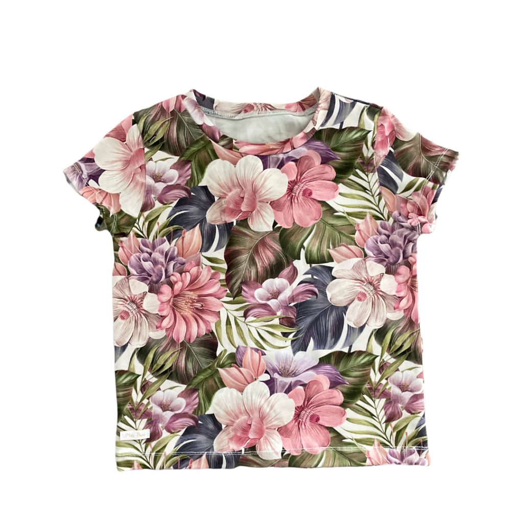 Dzianina jersey Piękne kwiaty p