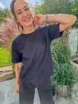 Damski czarny t-shirt KLASYK 