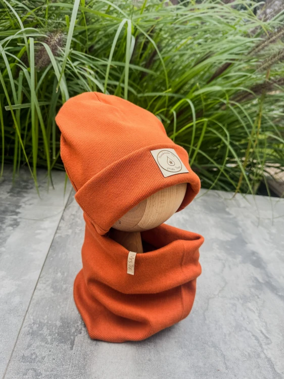 Czapka damska beanie I komin