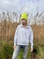 Damska bluza ze stójką SZARA