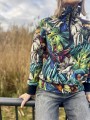 Damska bluza ze stójką PTAKI