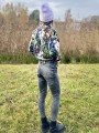 Damska bluza ze stójką PTAKI