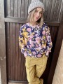 bluza damska w motyle stylizacja