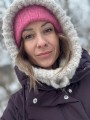 Balaclava damska jasny beż melanż — widok przodu
