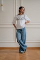 Koszulka oversize handmade z bawełny 95%