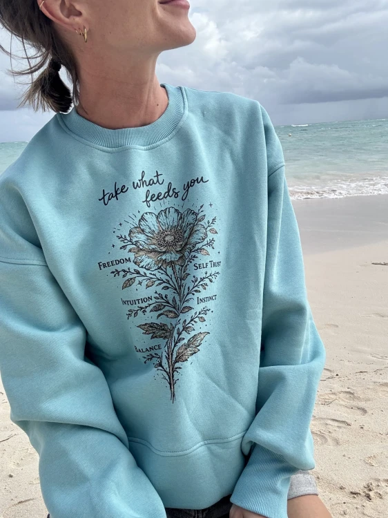 Damska bluza oversize z kwiatowym nadrukiem